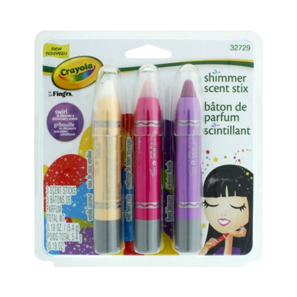 Crayola Shimmer Scent Sticks 3 Count 0.19 oz