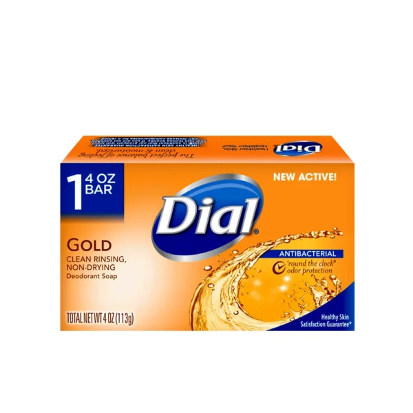 Dial Antibacterial Bar Soap, Gold, 4 Ounce