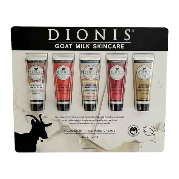 Dionis Goat Milk Skincare Hand Creams 5 in 1, 1 Oz