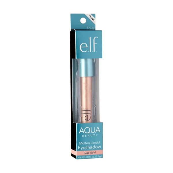 ELF Aqua Beauty Molten Liquid Eyeshadow Rose Gold [57030]