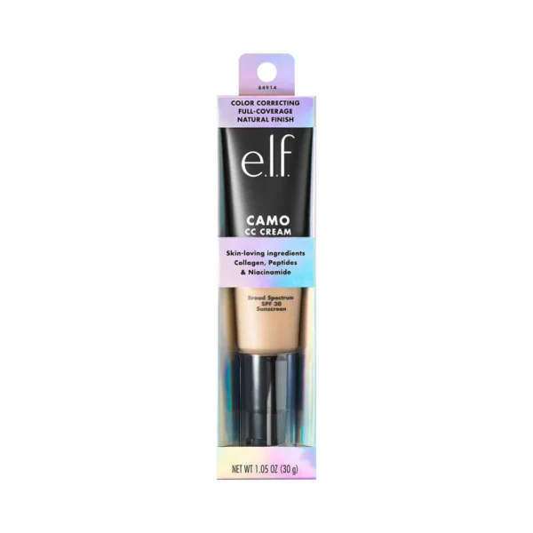 ELF Camo CC Cream Color Correcting Full Coverage Natural Finish (Light 240 W) [84914]