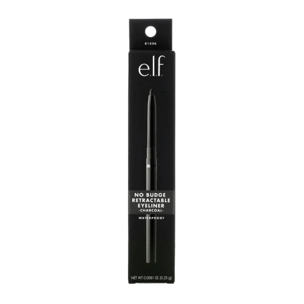 ELF No Budge Retractable Eyeliner Charcoal 0.0081 OZ