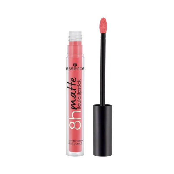 Essence 8H Matte Liquid Lipstick – Fiery Red (bright Orange Red)