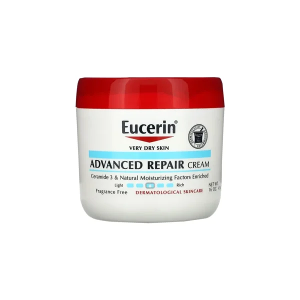 Eucerin Very Dry Skin Advance Repair Cream Fragrance Free 16 oz