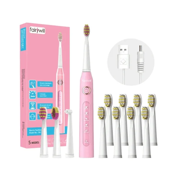 Fairywill Electric Toothbrush, Sonic Toothbrush 5 Modes