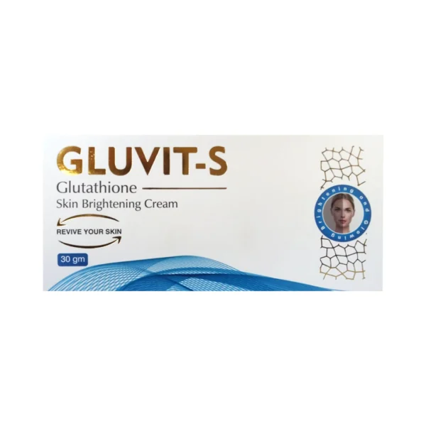 Gluvit-S Glutathione Skin Brightening Cream Revive Your Skin 30 gm