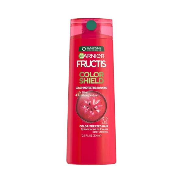 Garnier Fructis Color Shield, Color-Protecting Shampoo, UV Filter, Acai Berry Extract 12.5 FL.OZ (370ml)