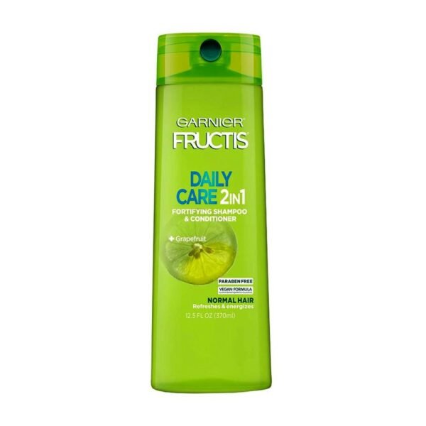 Garnier Fructis Daily Care 2 in 1 Fortifying Shampoo & Conditioner, Refreshes & Energize, 12.5 FL.OZ (370ml)