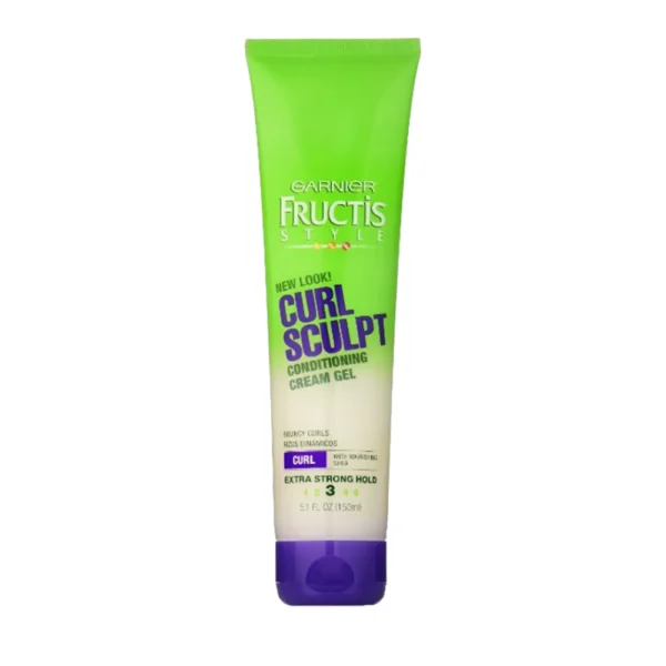 Garnier Fructis, Style Curl Sculpt Conditioning Cream Gel, Extra Strong Hold, 5.1 FL.OZ (150ml)