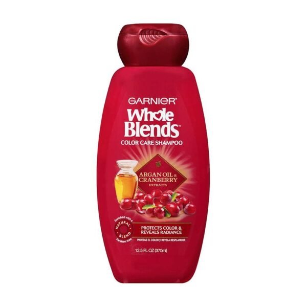 Garnier Whole Blends Color Care Shampoo with Argan Oil & Cranberry extracts 12.5 fl oz