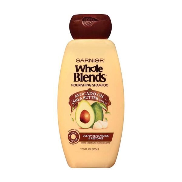 Garnier Whole Blends Nourishing Shampoo with Avocado Oil & Shea Butter extracts 12.5 fl oz.