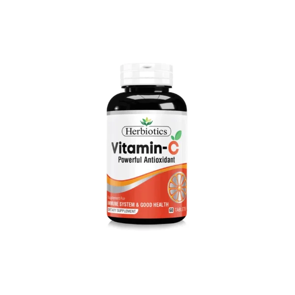 Herbiotics Vitamin-C Power Antioxidant For Immune System And Good Health, 60 Tablets