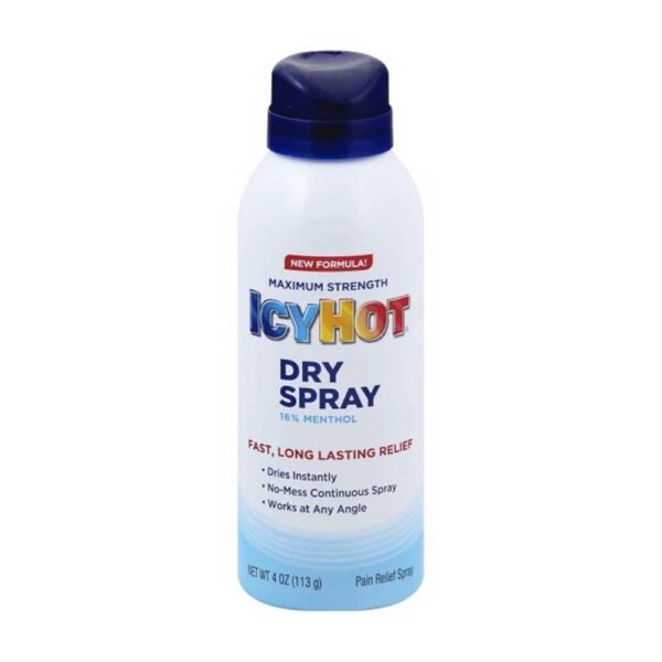 IcyHot Dry Spray Pain Relief 4 oz 113g