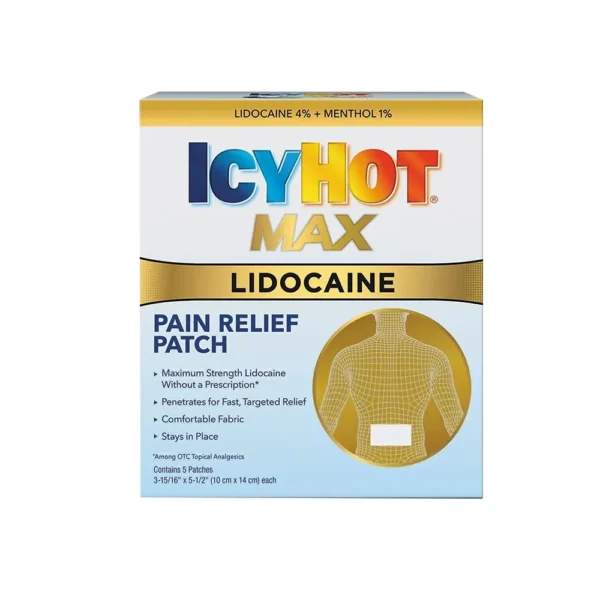 IcyHot Max Lidocaine Pain Relief Patch (10cm x 14cm)