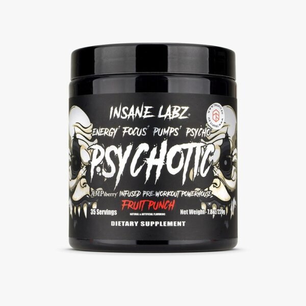 Insane Labz Psychotic Black, Dietary Supplement, 35 Servings