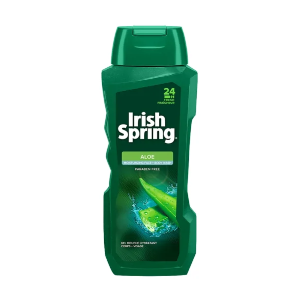 Irish Spring, Body Wash Aloe Paraben Free, 18 FL Oz (532ml)