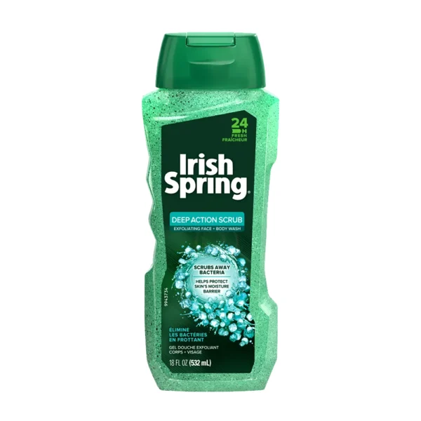 Irish Spring, Body Wash Deep Action Scrub, 18 FL Oz (532ml)