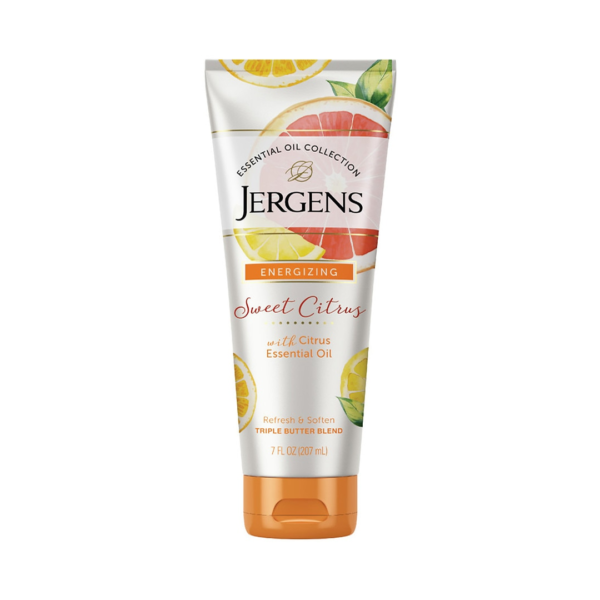 Jergens Sweet Citrus Refresh & Soften Triple Butter Blend Body Lotion (7 FL Oz)