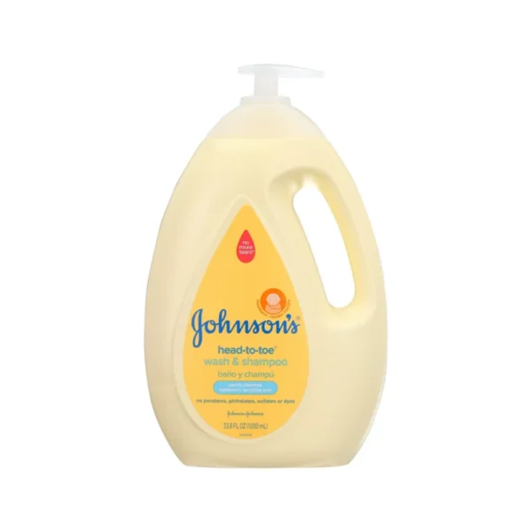 Johnsons Baby Head To Toe Wash & Shampoo, 33.8 FL Oz (1000ml)