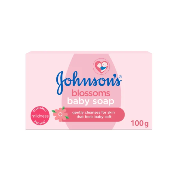 Johnsons Baby Soap Blossoms Gently Cleanses For Skin That Feels Baby Soft 100 G