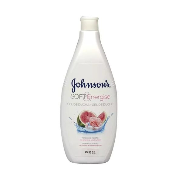 Johnsons Soft & Energise Body Wash with watermelon and rose aroma 750 mL