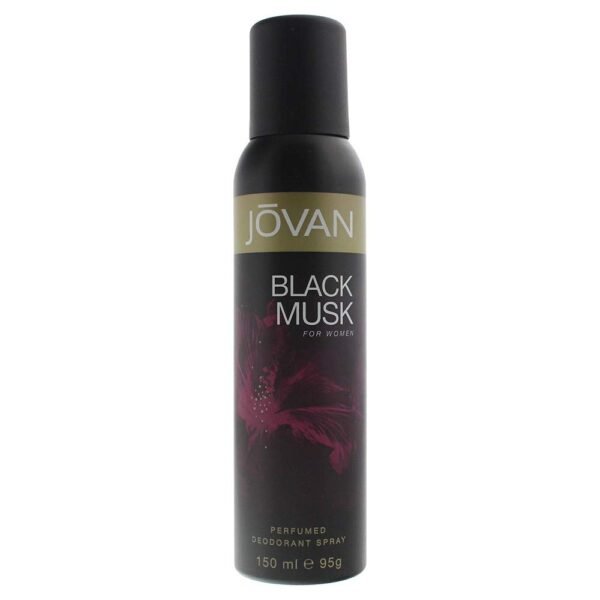 Jovan Black Musk Deodorant Spray for Women 150 ml