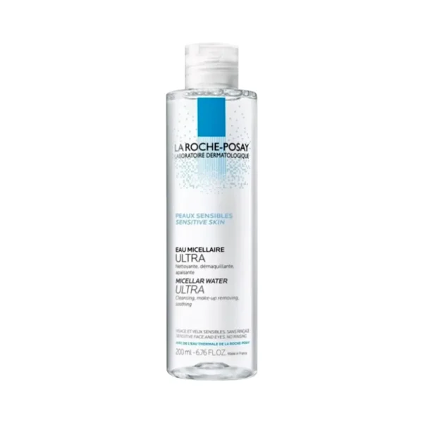 La Roche-Posay Peaux Sensibles Sensitive Skin, Micellar Water Ultra, Make-Up Remover Milk, 6.76 FL.OZ 200ml