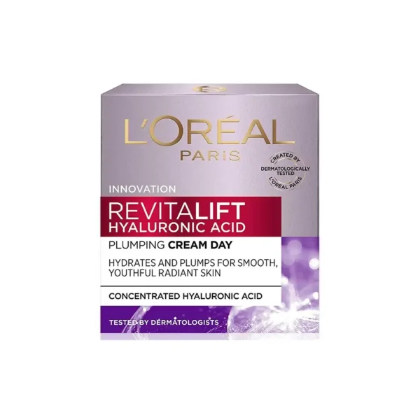 Loreal Paris Revitalift Hyaluronic Acid PLUMPING Cream Day 50Ml