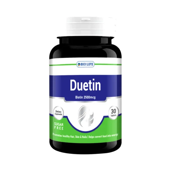 Bio-Life Duetin Biotin 2500Mcg Sugar free 30 Tablets