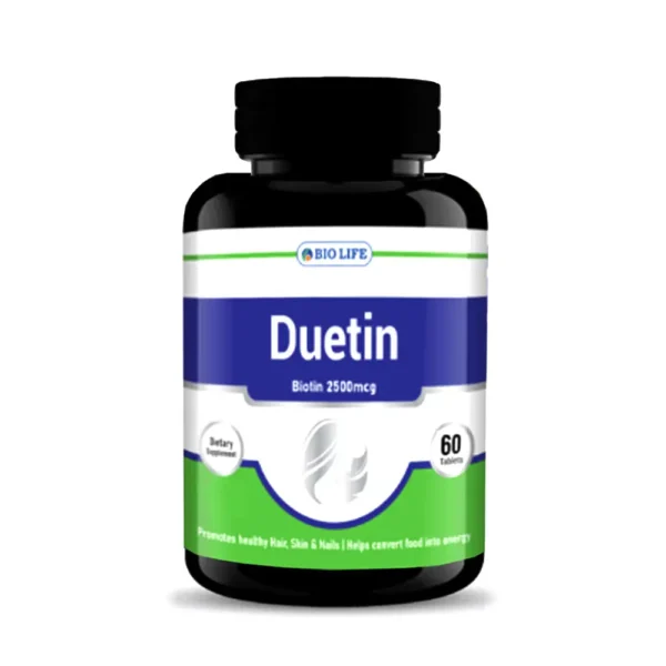 Bio-Life Duetin Biotin 2500Mcg Sugar free 60 Tablets