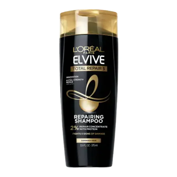 Loreal Elvive Repairing Shampoo Damaged Hair(fights 5 signs of damaged) 12.6 Fl Oz (375ml)