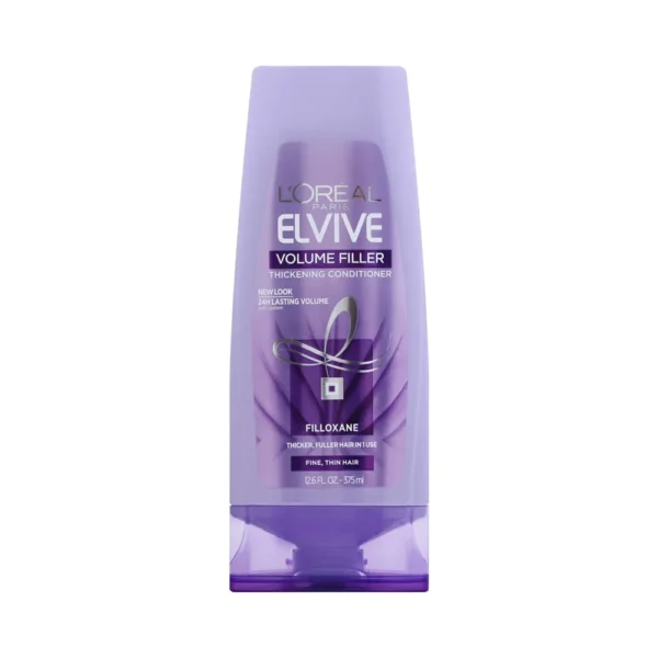 Loreal Paris Elvive Volume Filler, Thickening Conditioner, Filloxane, Thicker & Fuller Hair, For Fine And Thin Hair, 12.6 FL.OZ (375ml)