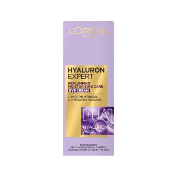 Loreal Paris Hyaluronic Expert Rep-lumping Moisturizing Care Eye Cream 15ml