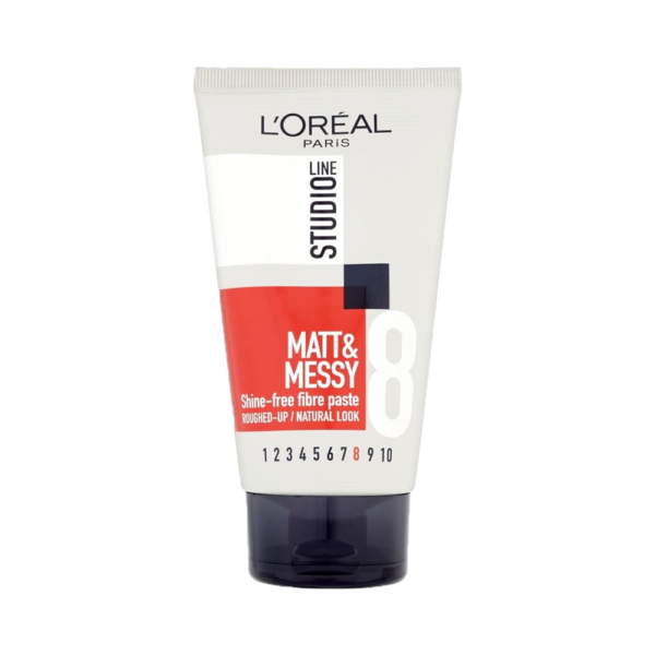 Loreal Paris Line Studio Matt & Messy Shine-free fiber paste RoughedUp/Natural Look 150ml