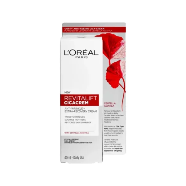 Loreal Revitalift Cicacrem Anti Wrinkle Repair Cream 40ml