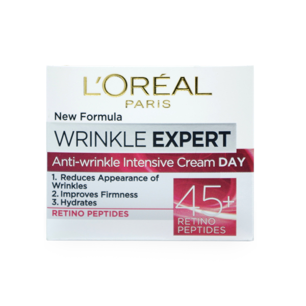 Loreal Wrinkle Expert Anti-Wrinkle Intensive Cream Day 45+ Retino Peptides