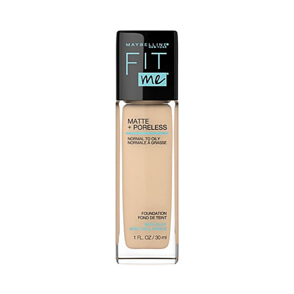 Maybelline New York Fit Me Matte + Poreless Foundation With Clay 1 Oz (125)