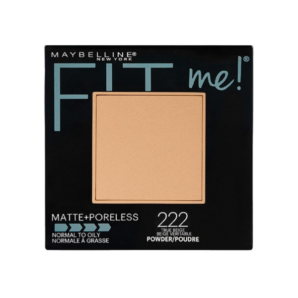 Maybelline New York Fit Me Matte + Poreless Powder, 222 True Beige