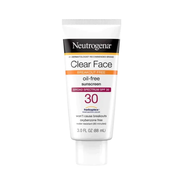Neutrogena Clear Face Liquid-Lotion Sunscreen SPF 30 3.0 FL Oz (88ml)