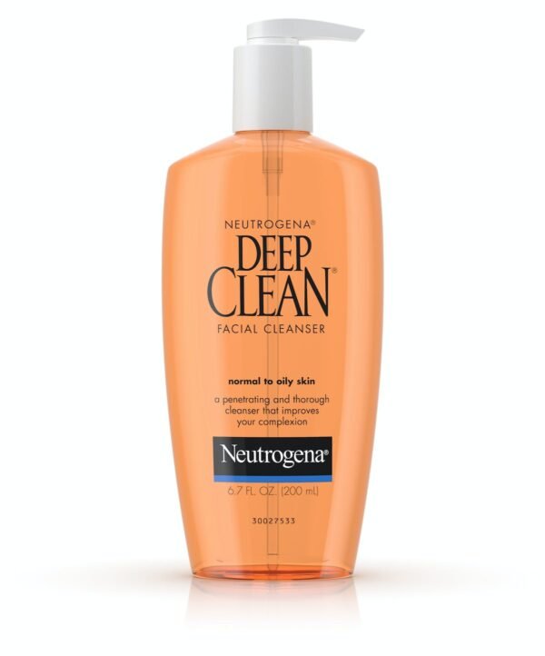 Neutrogena Deep Clean Facial Cleanser For Normal To Oily Skin, 6.7 oz 200ml