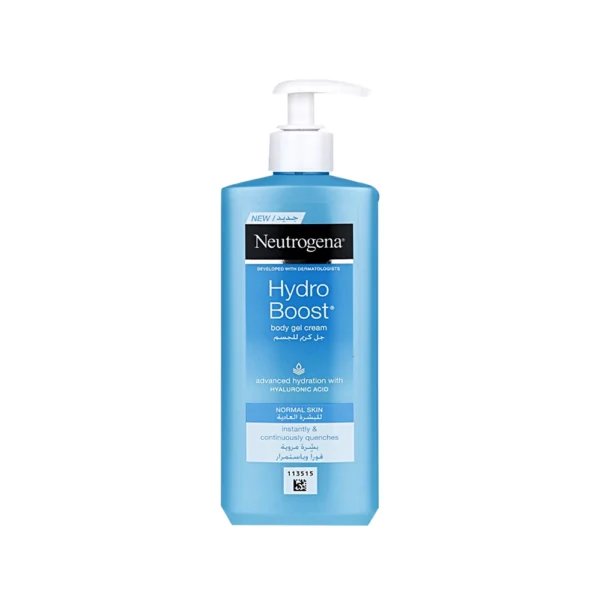 Neutrogena Hydro Boost Body Gel Cream Advanced Hydrating With Hyaluronic Acid Normal Skin 250ML