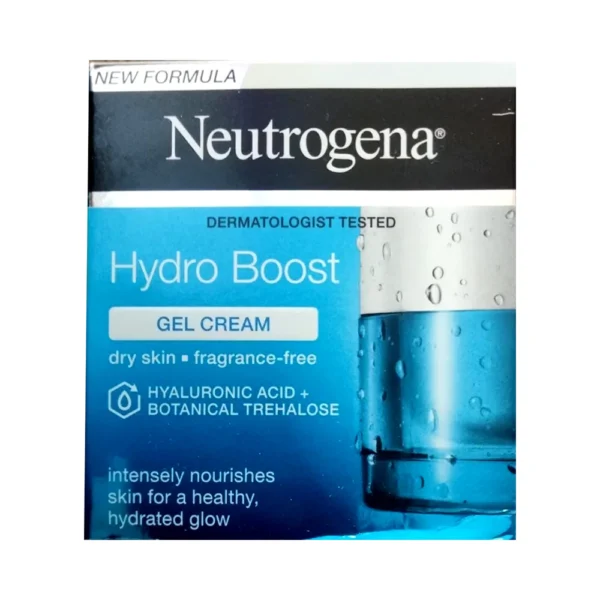 Neutrogena Hydro Boost Gel Cream, For Dry Skin, Fragrance Free, Hyaluronic ACID