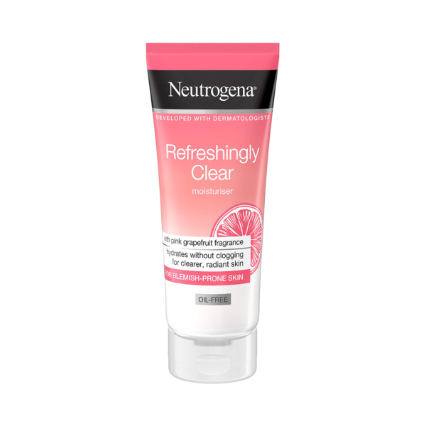 Neutrogena Refreshingly Clear Moisturiser, With Pink Grapefruit Fragnamnce, 50ml
