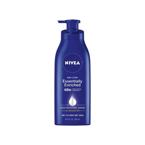 Nivea Deep Nourishing Serum & Almond Oil Body Lotion 16.9 Fl Oz 500ml