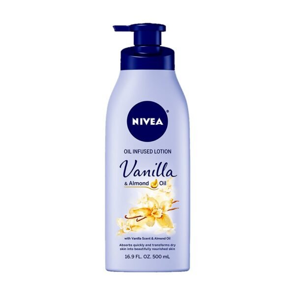 Nivea Oil Infused Body Lotion Vanilla & Almond oil 16.9 fl oz 500ml