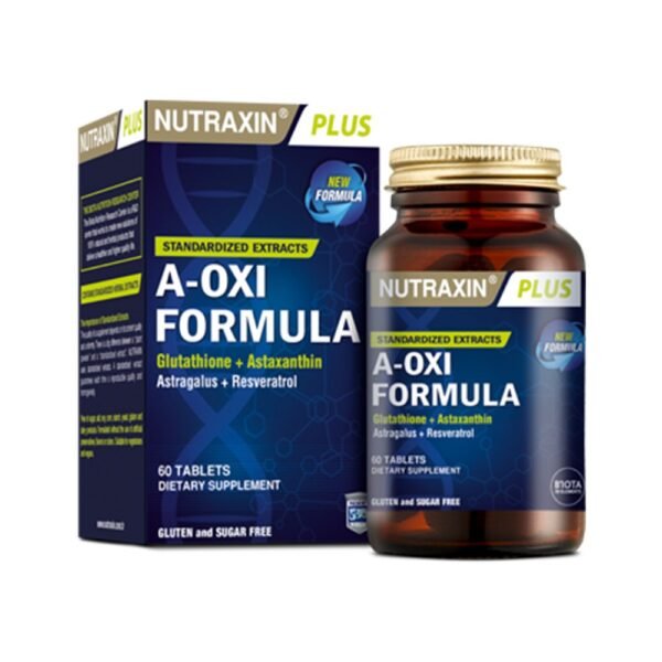 Nutraxin Plus Standardized Extracts A-Oxi Formula 60 Tablets Dietary Supplement