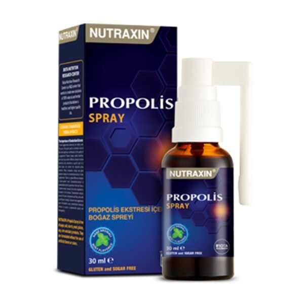 Nutraxin Propolis Spray Gluten and Sugar Free 30ml