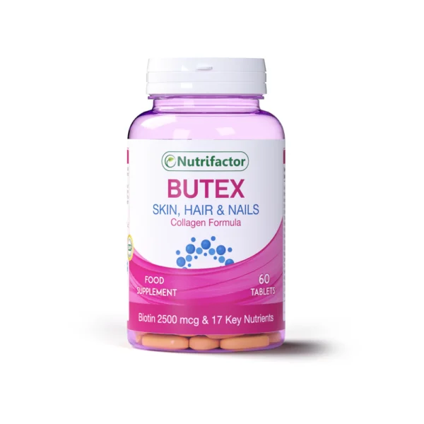 Nutrifactor Butex Skin , Hair & Nails Biotin 2500 mcg 60 Tablets