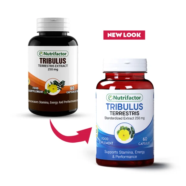 Nutrifactor Tribulus Terrestris Extract 250mg 60 Capsules Increases Stamina, Energy and Performance