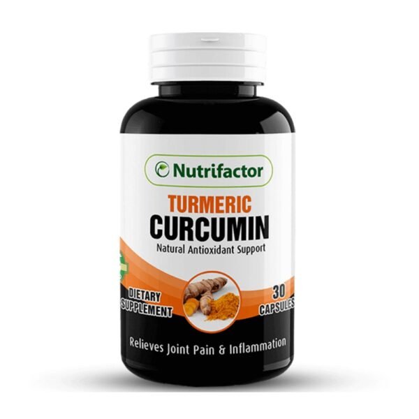 Nutrifactor Turmeric Curcumin 30 Capsules (Relives Joint Pain & Inflammation)